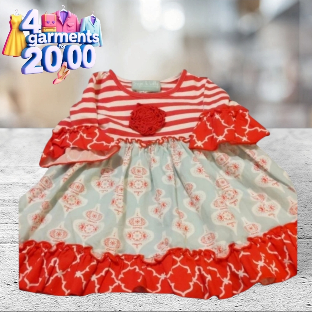 Sage & lilly dress with ruffles  size 12 months